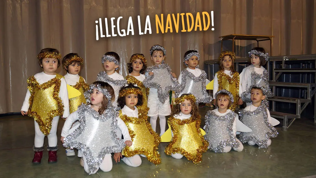 Actuación navideña en una escuela infantil