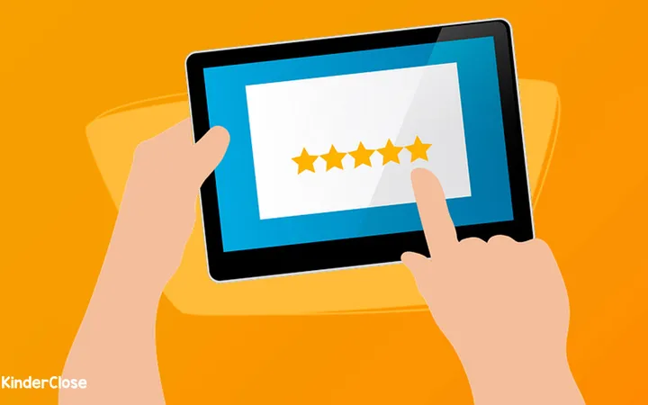 Valoraciones de los usuarios de la app KinderClose