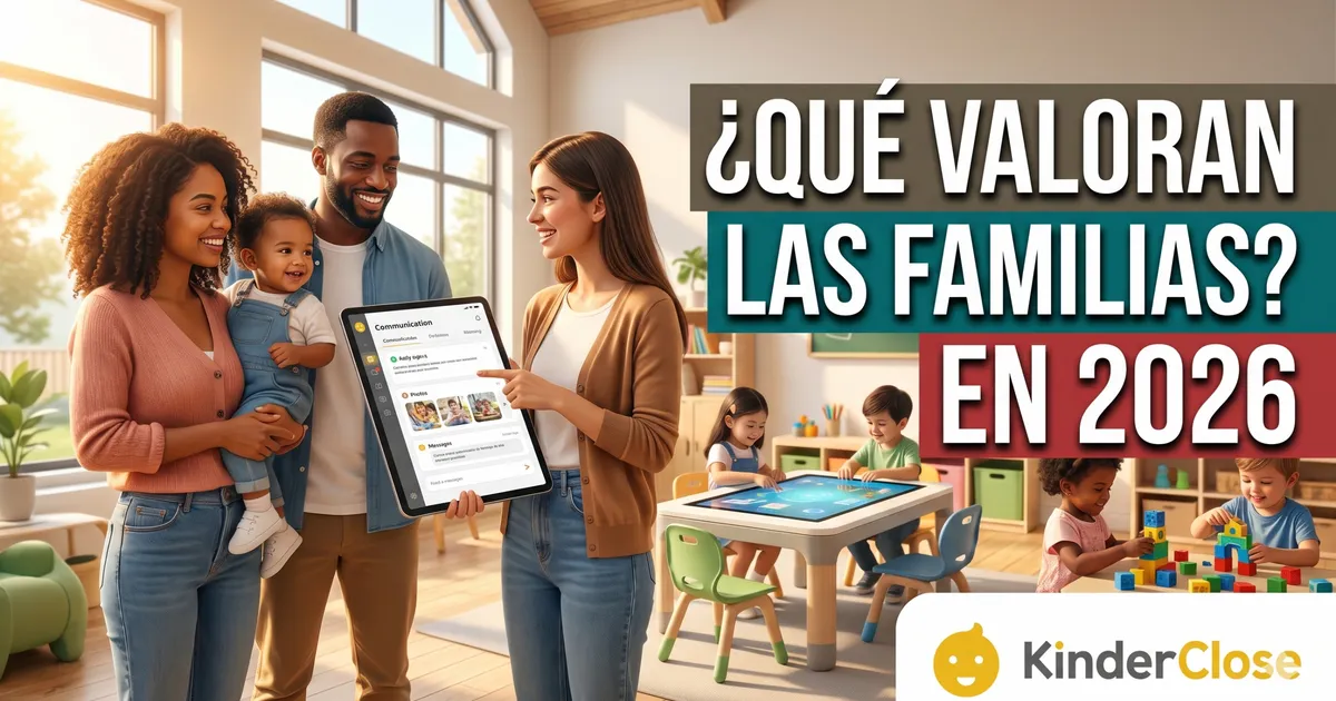 Familia eligiendo escuela infantil