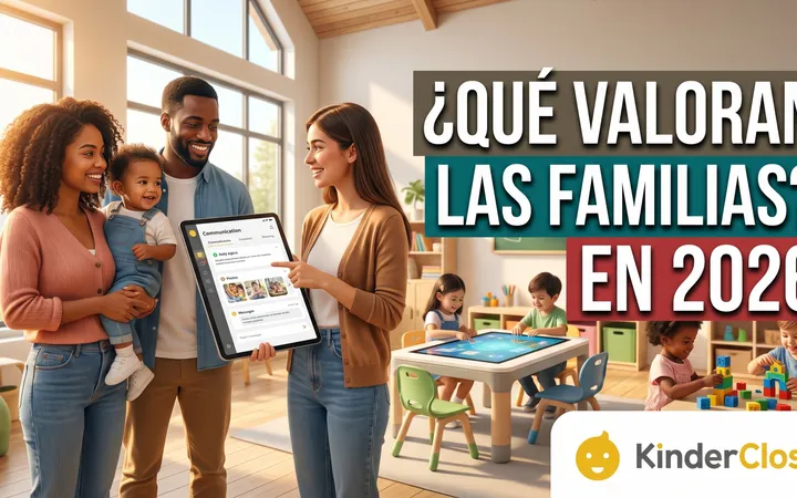 Familia eligiendo escuela infantil